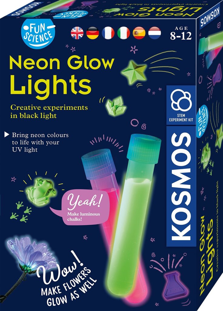 Kūrybinis rinkinys Neon Glow Lights, 8 m.+ цена и информация | Lavinamieji žaislai | pigu.lt