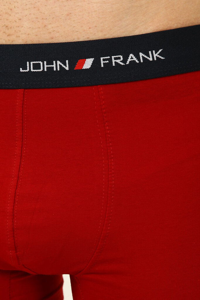 Bokserio šortai vyrams John Frank JFB111RED, raudoni kaina ir informacija | Trumpikės | pigu.lt