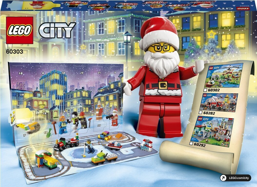 60303 LEGO® City Advento kalendorius kaina ir informacija | Konstruktoriai ir kaladėlės | pigu.lt