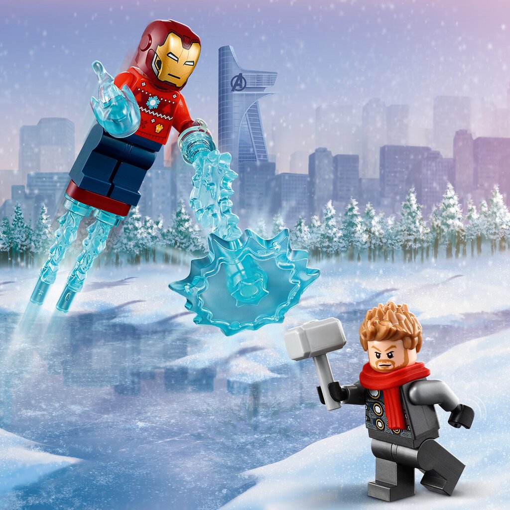 76196 LEGO® Super Heroes Keršytojų advento kalendorius kaina ir informacija | Konstruktoriai ir kaladėlės | pigu.lt