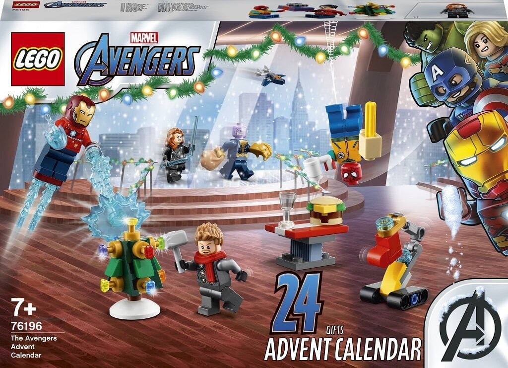 Рождественский календарь Мстителей LEGO® Marvel Super Heroes 76196 цена |  pigu.lt