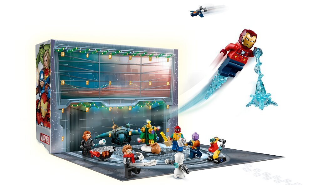 76196 LEGO® Super Heroes Keršytojų advento kalendorius kaina ir informacija | Konstruktoriai ir kaladėlės | pigu.lt