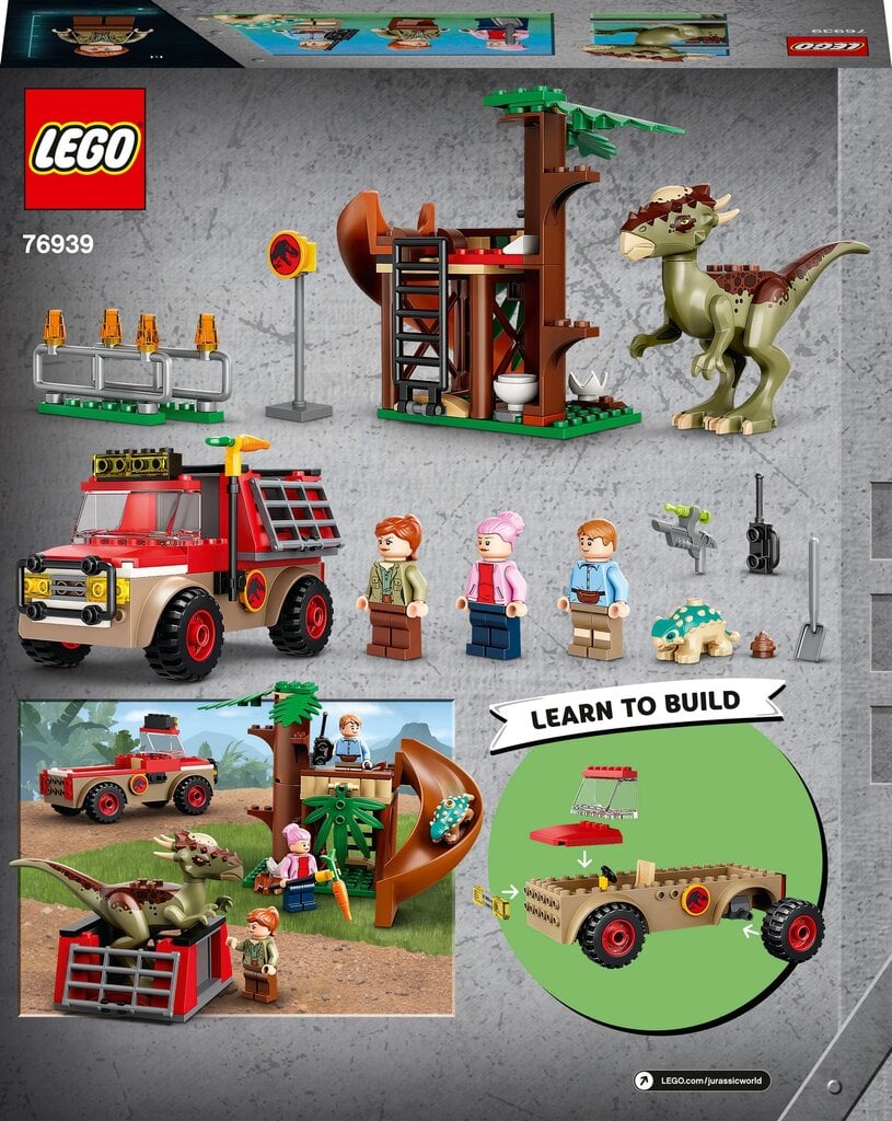 76939 LEGO® Jurassic World Dinozauro stygimoloch pabėgimas kaina ir informacija | Konstruktoriai ir kaladėlės | pigu.lt