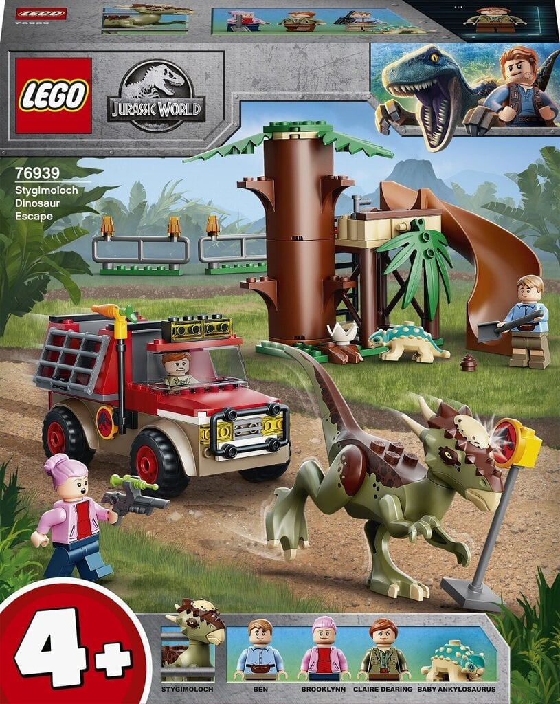 76939 LEGO® Jurassic World™ Побег стигимолоха цена | pigu.lt