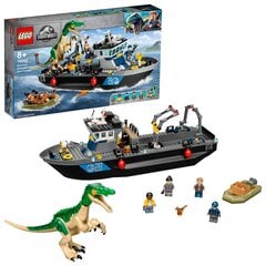 76942 LEGO® Jurassic World Dinozauro barionikso pabėgimas laivu kaina ir informacija | Konstruktoriai ir kaladėlės | pigu.lt