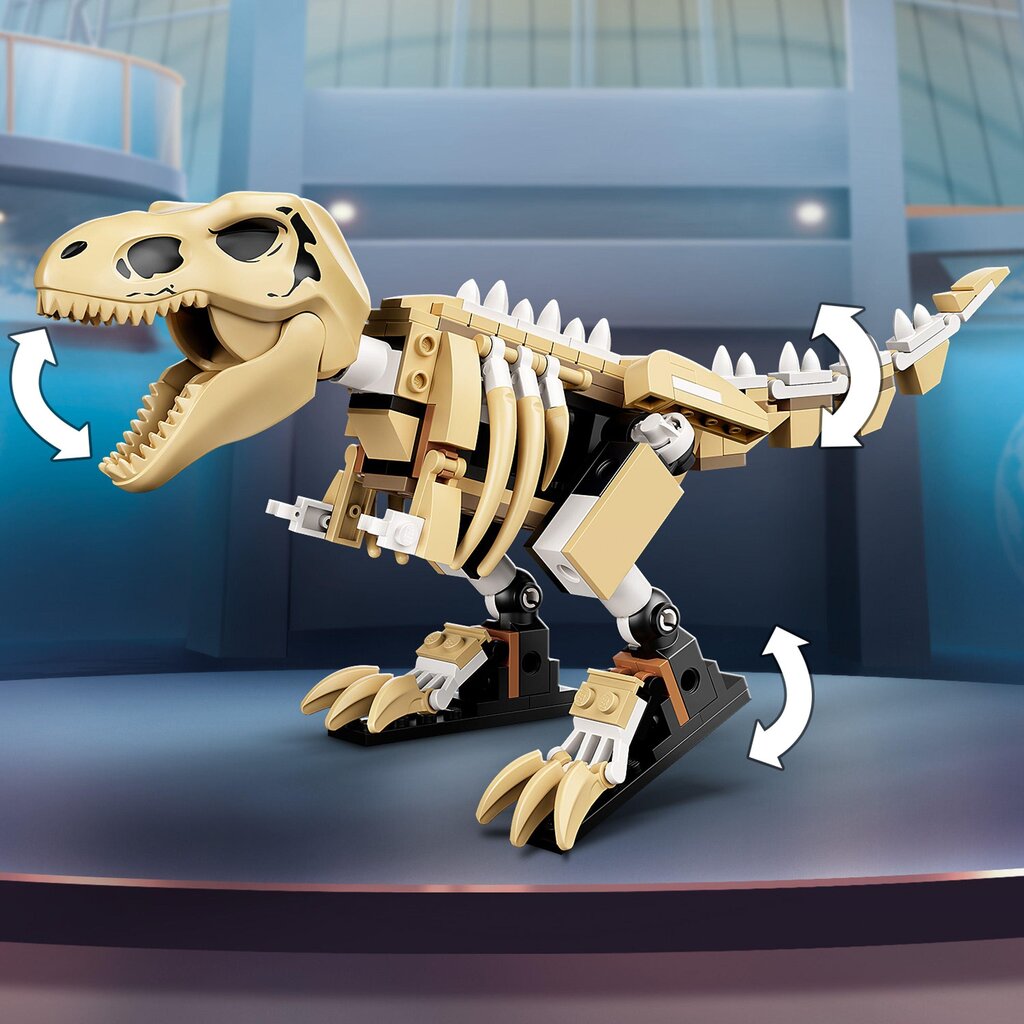 76940 LEGO® Jurassic World Tiranozauro fosilijos paroda цена и информация | Konstruktoriai ir kaladėlės | pigu.lt