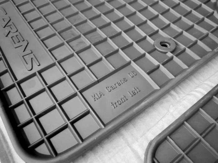 Kilimėliai KIA Carens 2006-2012 цена и информация | Modeliniai guminiai kilimėliai | pigu.lt