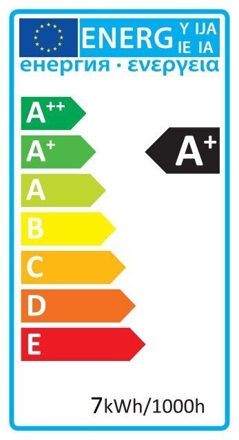 Avide LED Lubinis šviestuvas 7W 3000K Ø90mm, apvalus kaina ir informacija | Įmontuojami šviestuvai, LED panelės | pigu.lt