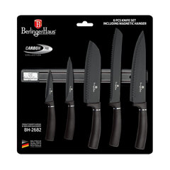 Berlingerhaus набор ножей Carbon Pro Collection, 6 частей цена и информация | Ножи и аксессуары для них | pigu.lt