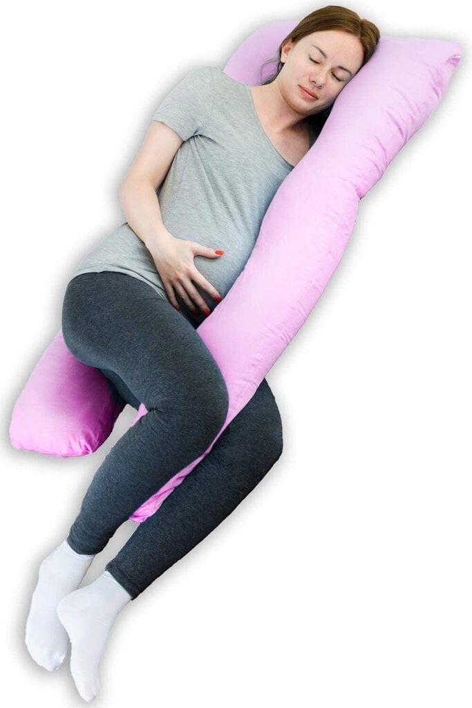 Miego pagalvė nėščiosioms, rožinė kaina | pigu.lt