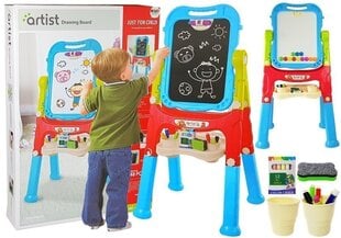 Двухсторонняя доска с аксессуарами 2в1, сине-красная цена и информация | Развивающие игрушки | pigu.lt