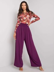 Брюки женские Lareen 292036148, фиолетовые цена и информация | Женские брюки | pigu.lt