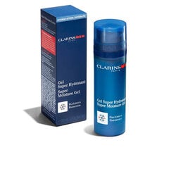 Drėkinamasis veido gelis vyrams Clarins Men Super Moisture Freshness 50 ml kaina ir informacija | Veido kremai | pigu.lt