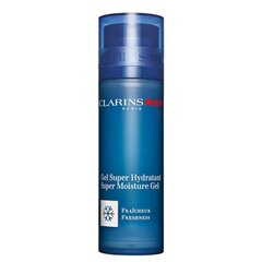 Drėkinamasis veido gelis vyrams Clarins Men Super Moisture Freshness 50 ml kaina ir informacija | Veido kremai | pigu.lt