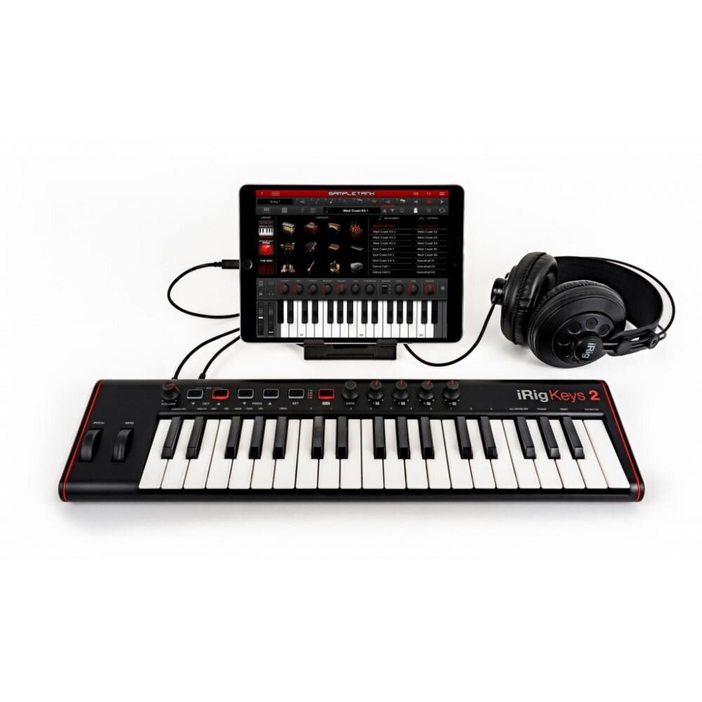 MIDI klaviatūra iRig Keys 2 kaina ir informacija | Priedai muzikos instrumentams | pigu.lt