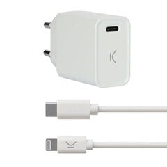 Ksix 20W USB-C kaina ir informacija | Krovikliai telefonams | pigu.lt