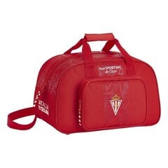 Sporto krepšys Real Sporting de Gijón, raudonas kaina ir informacija | Kuprinės ir krepšiai | pigu.lt