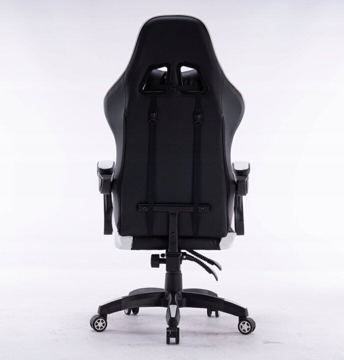 Žaidimų kėdė Remus, juoda/balta kaina ir informacija | Biuro kėdės | pigu.lt