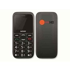 Denver BAS-18300M Dual SIM Black цена и информация | Мобильные телефоны | pigu.lt