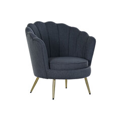 Fotelis DKD Home Decor, 80x75x86 cm, mėlynas kaina ir informacija | Svetainės foteliai | pigu.lt