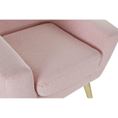 Fotelis DKD Home Decor, 81x80x80 cm, rožinis kaina ir informacija | Svetainės foteliai | pigu.lt