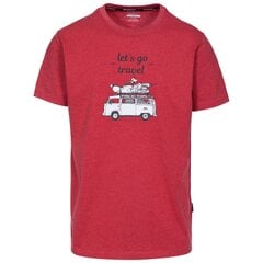 Vyriški marškinėliai Trespass Motorway Casual T-Shirt MATOTSO10022-RML, raudonos spalvos цена и информация | Мужские футболки | pigu.lt