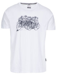 Мужская футболка Trespass Wicky II MATOTSTR0006, белая цена и информация | Мужские футболки | pigu.lt