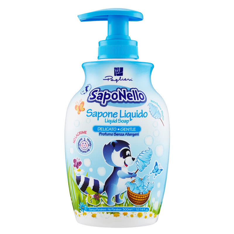 Skystas muilas vaikams Saponello Candy, 300 ml kaina ir informacija | Kosmetika vaikams ir mamoms | pigu.lt