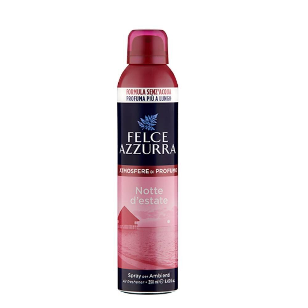 Oro gaiviklis Summer Night purškiklis Felce Azzurra 250ml kaina ir informacija | Oro gaivikliai | pigu.lt