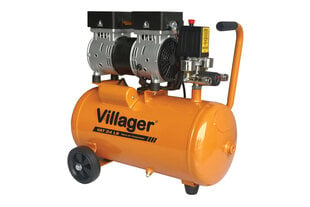 Бесшумный воздушный компрессор Villager VAT 24 LS цена и информация | Компрессоры | pigu.lt