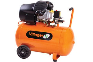 Oro kompresorius Villager VAT VE 100 D kaina ir informacija | Kompresoriai | pigu.lt