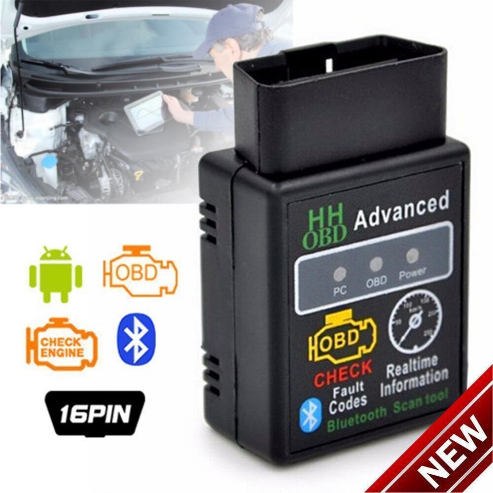 Автомобильный диагностический интерфейс EML327 OBD Bluetooth DTC Reader,  прямое сканирование данных цена | pigu.lt