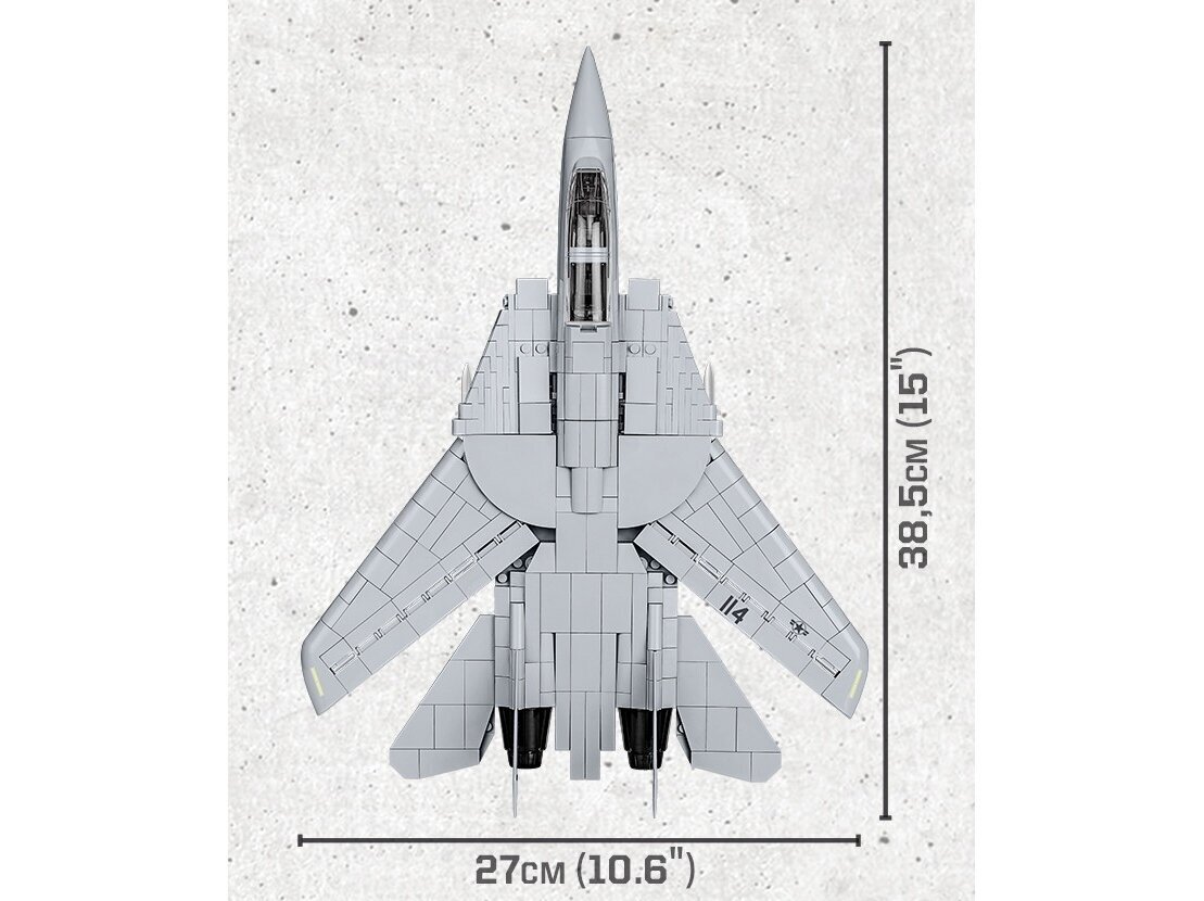 Konstruktorius Cobi F-14A Tomcat™, 1/48, 5811A kaina ir informacija | Konstruktoriai ir kaladėlės | pigu.lt