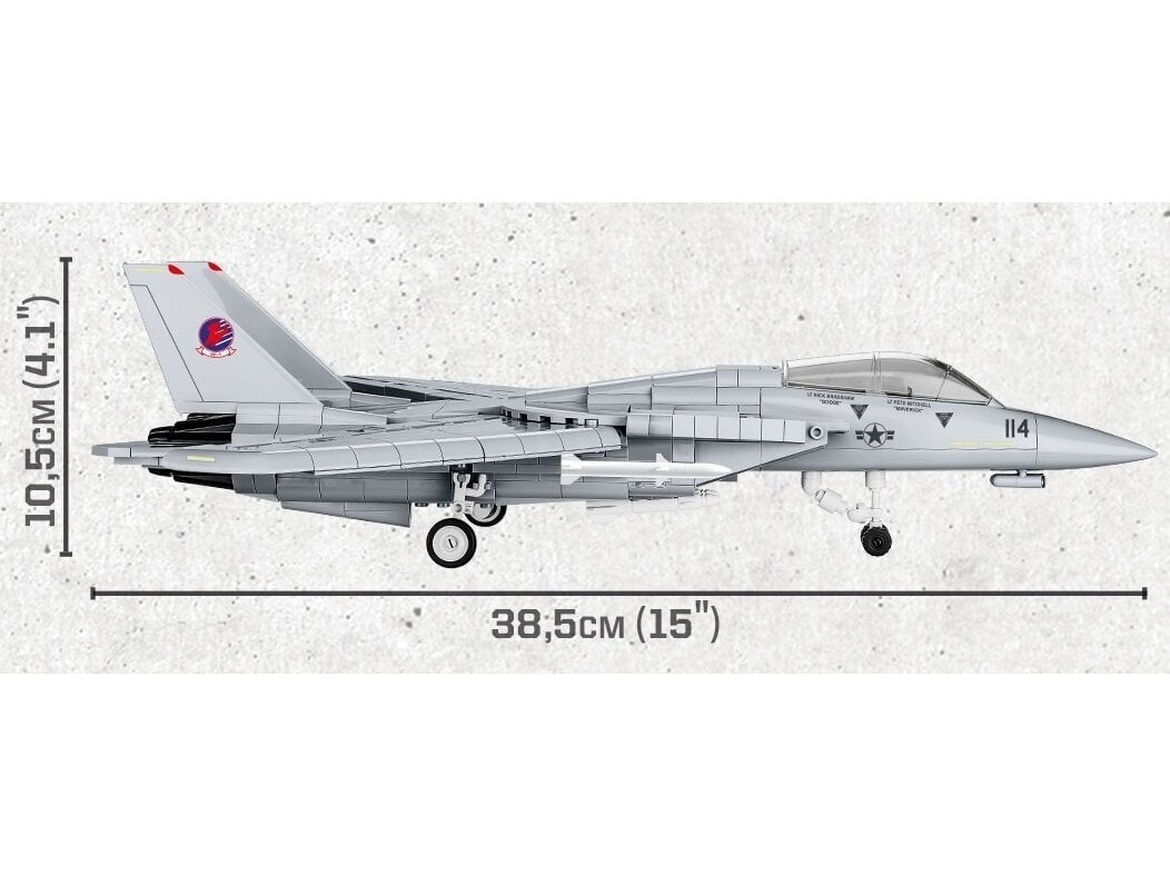 Konstruktorius Cobi F-14A Tomcat™, 1/48, 5811A kaina ir informacija | Konstruktoriai ir kaladėlės | pigu.lt