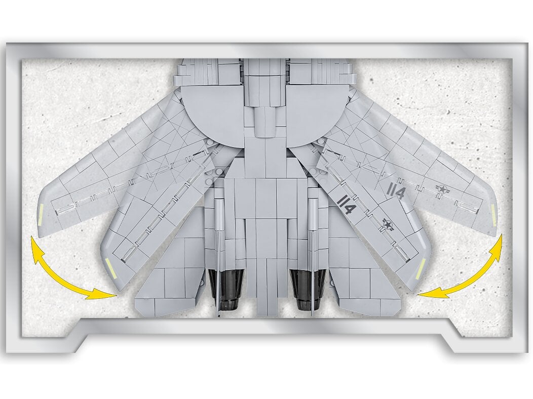 Konstruktorius Cobi F-14A Tomcat™, 1/48, 5811A kaina ir informacija | Konstruktoriai ir kaladėlės | pigu.lt