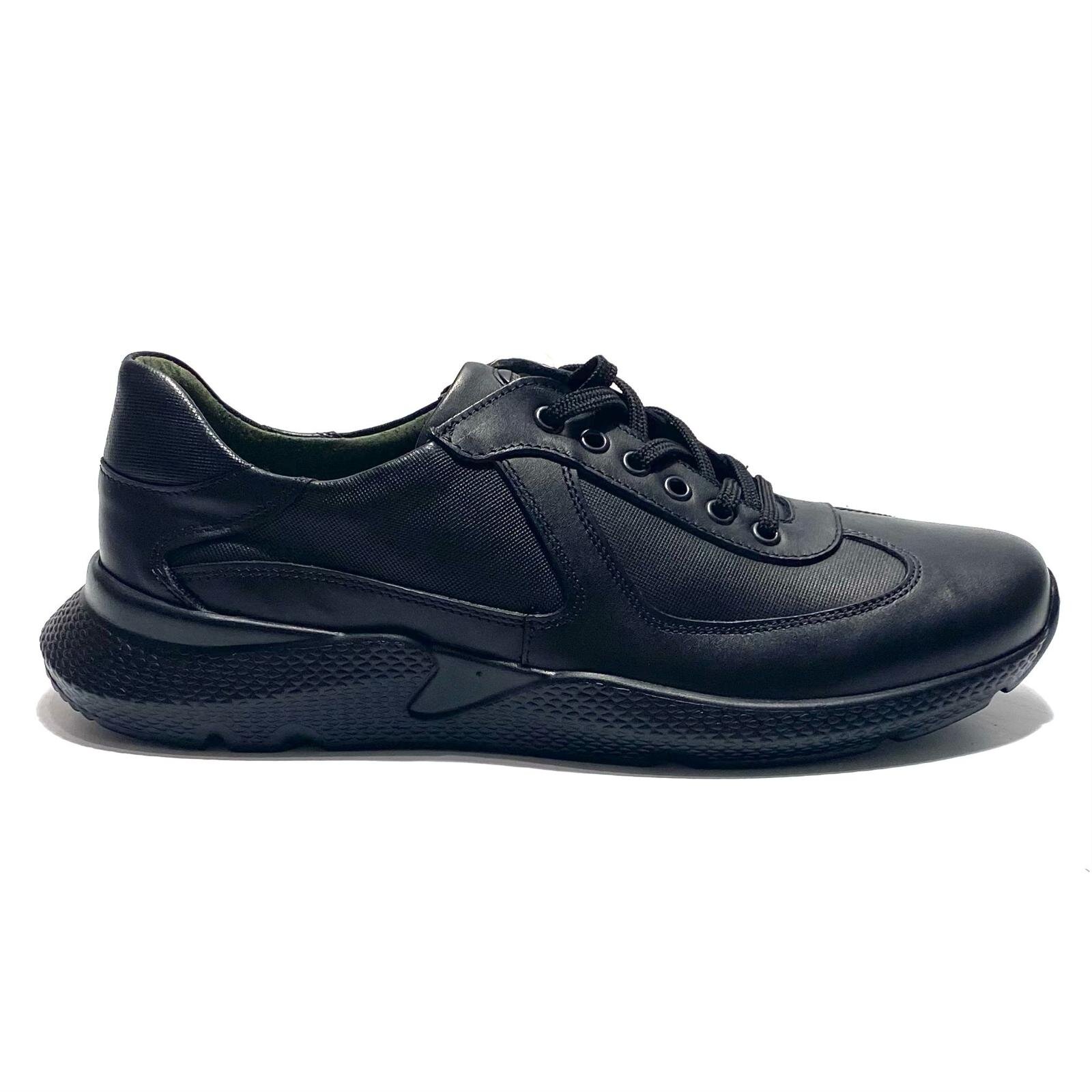 Кроссовки мужские кожаные KRISBUT 28612, черные цена | pigu.lt