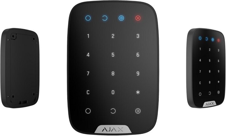 AJAX KeyPad Plus belaidė valdymo klaviatūra (juoda) цена и информация | Apsaugos sistemos, valdikliai | pigu.lt