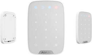 Беспроводная сенсорная клавиатура AJAX KeyPad Plus (белая) цена и информация | Системы безопасности, контроллеры | pigu.lt