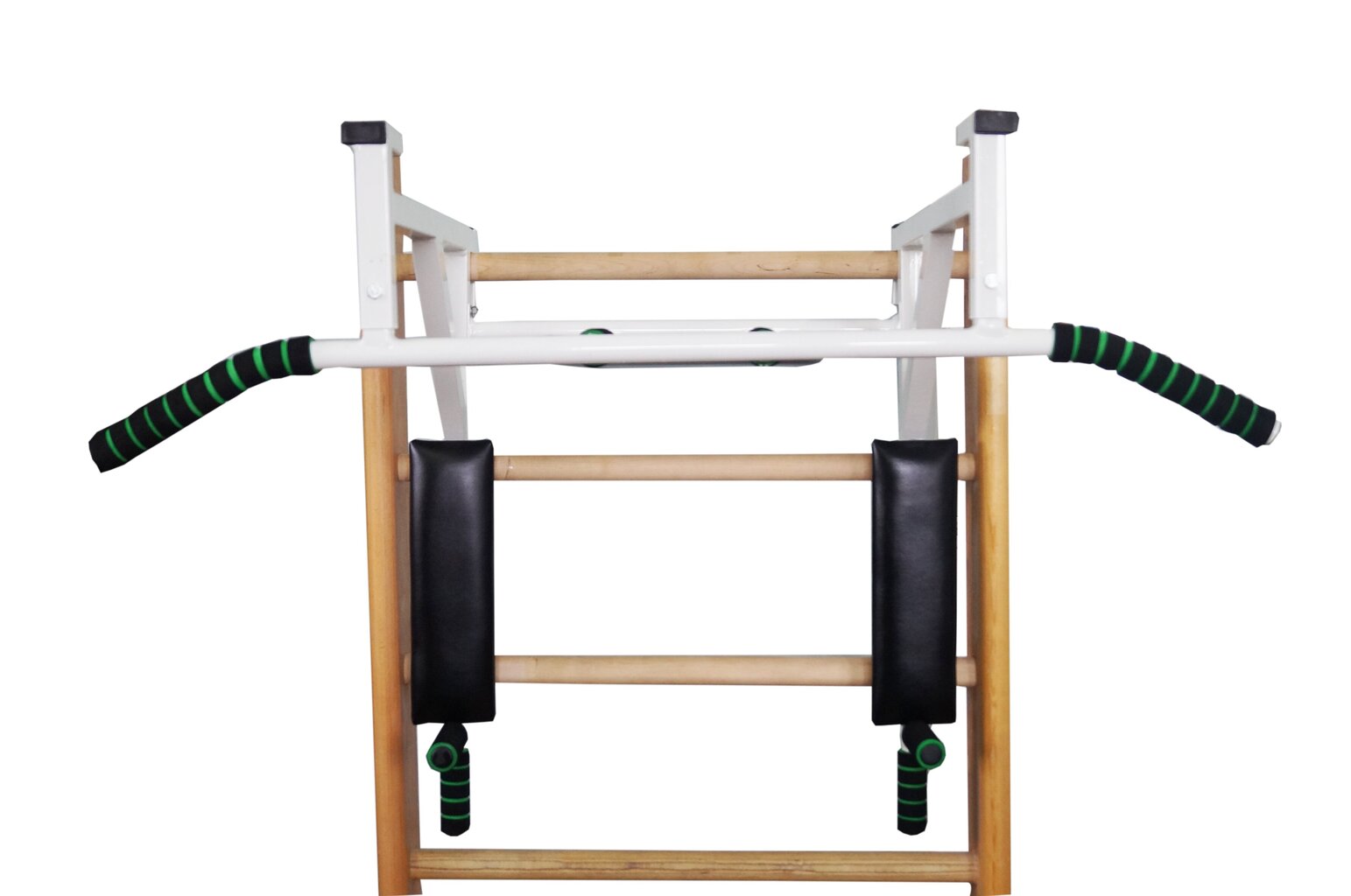 Skersinis-lygiagletės tvirtinamas ant gimnastikos sienelės Stanley-2 iki 200 kg, baltas цена и информация | Skersiniai | pigu.lt