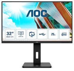 AOC U32P2, 31.5" цена и информация | Мониторы | pigu.lt