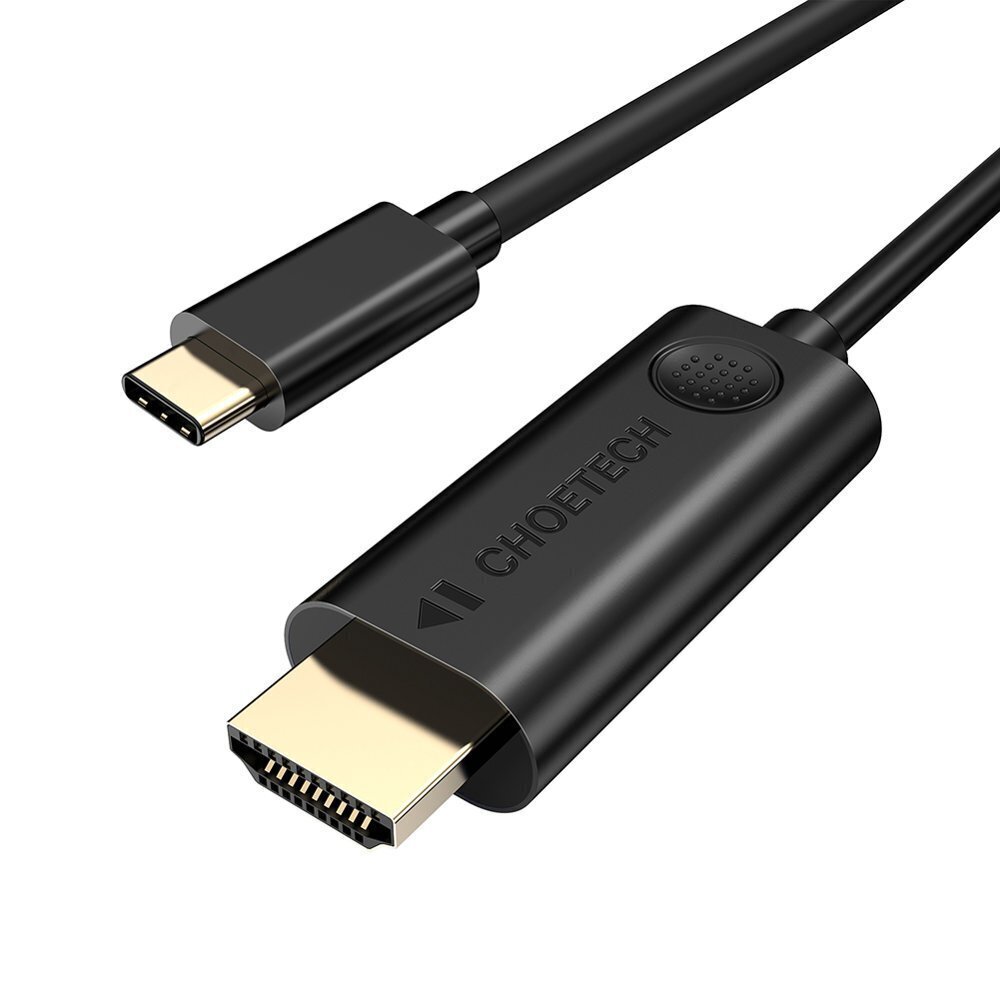 Choetech USB-C - HDMI, 3 m kaina ir informacija | Laidai telefonams | pigu.lt