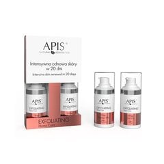 Набор для ухода за лицом Apis Exfoliating Home Care: 10% эмульсия + 15% гель цена и информация | Средства для очищения лица | pigu.lt