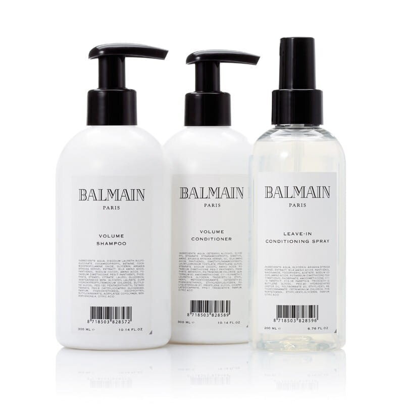 Rinkinys Balmain Hair Couture Volume: šampūnas 300 ml + kondicionierius 300 ml + purškiklis 200 ml kaina ir informacija | Šampūnai | pigu.lt