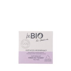 Натуральный питательный и регенерирующий ночной крем BeBio, 50 мл. цена и информация | Кремы для лица | pigu.lt