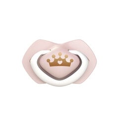 Силиконоая симметричная соска Canpol Babies Royal Baby, 6-18 мес., 2 шт., 22/651_pin цена и информация | Пустышки | pigu.lt