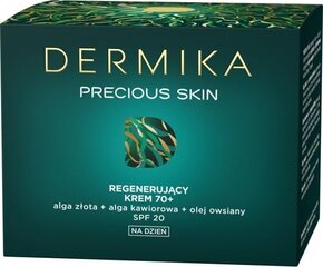 Regeneruojantis dieninis kremas Dermika Precious Skin 70+, 50 ml kaina ir informacija | Veido kremai | pigu.lt