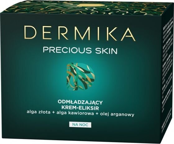 Atjauninantis naktinis kremas Dermika Precious Skin 50-70+, 50 ml kaina ir informacija | Veido kremai | pigu.lt