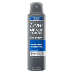 Дезодорант-антиперспирант Dove Men +Care, Post Shave Protection, 150 мл цена и информация | Дезодоранты | pigu.lt