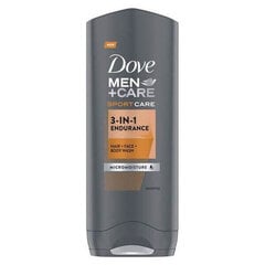 Dušo želė vyrams Dove Men + Care Sport Care Endurance Shower Gel, 400ml kaina ir informacija | Dušo želė, aliejai | pigu.lt