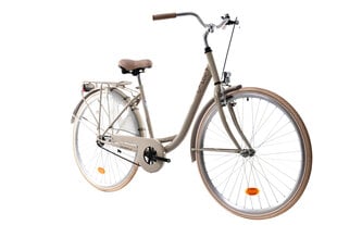 Miesto dviratis N1 Cruiser 1.0 28", smėlio spalvos kaina ir informacija | Dviračiai | pigu.lt